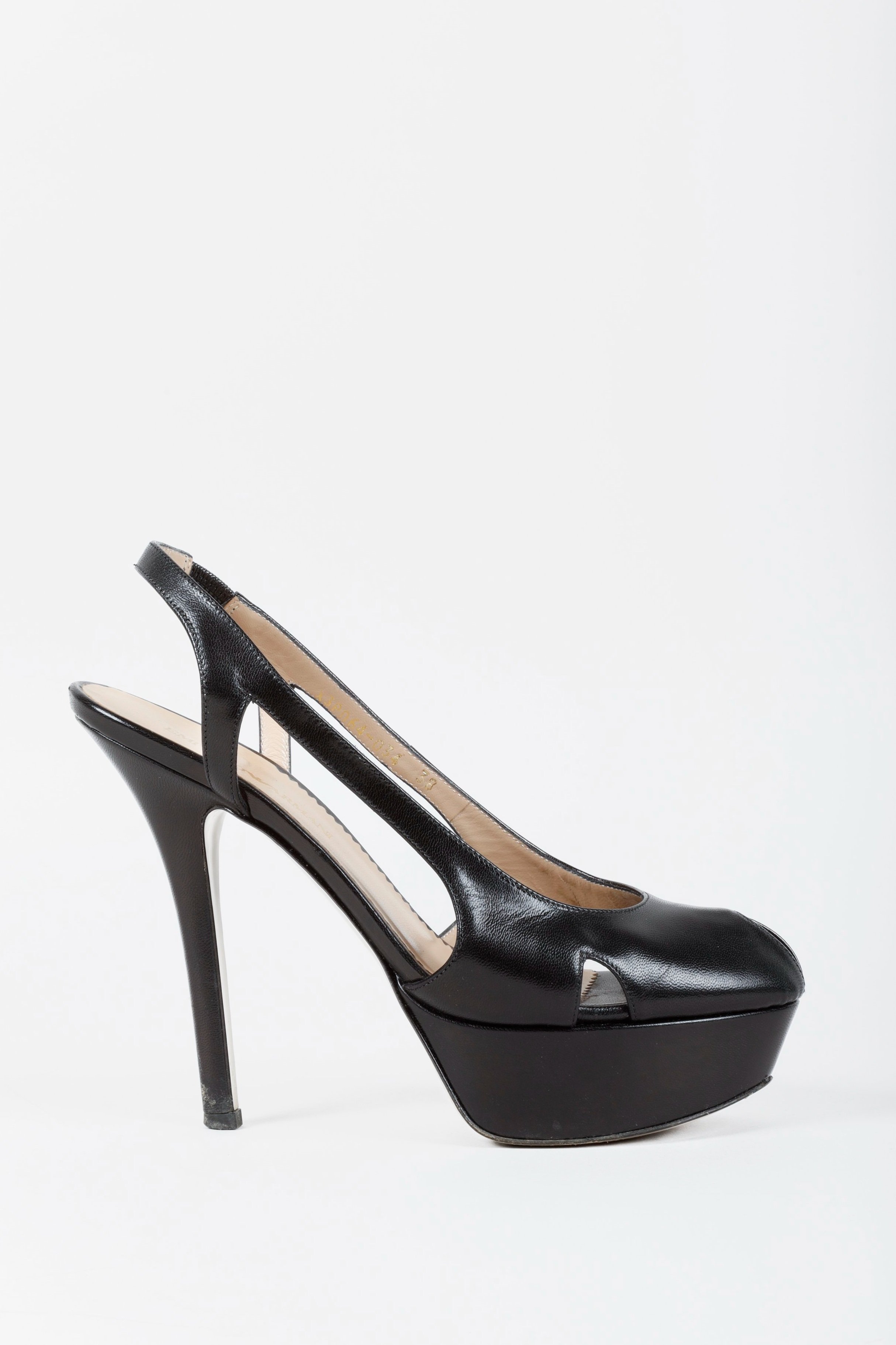 Platform sales slingback shoes